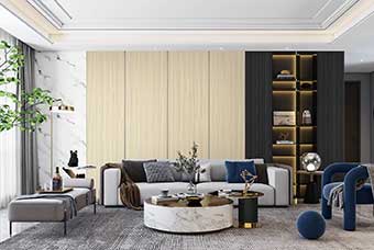 南靖轻奢风格-客厅