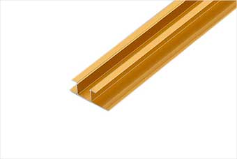 南靖航空纤维墙咔铝合金带灯中条（钛金氧化）