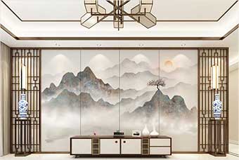 南靖森佰汇航空纤维（山水画系列）