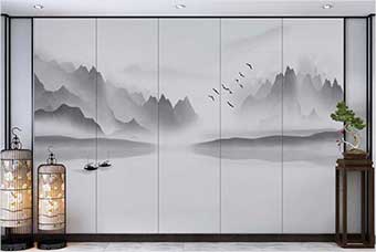 南靖森佰汇航空纤维（山水画系列）